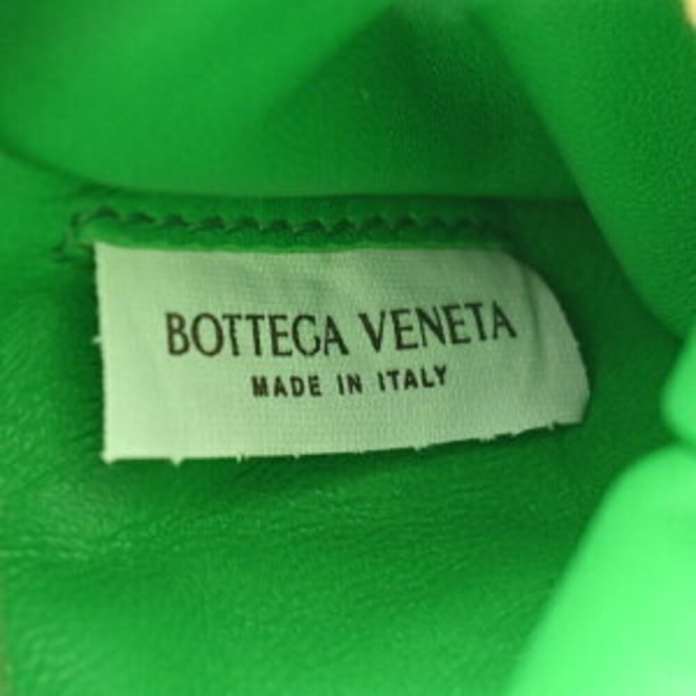 Bottega Veneta Cassette Maxi Intrecciato Green Lambskin Shoulder Bag - Picture 11 of 13